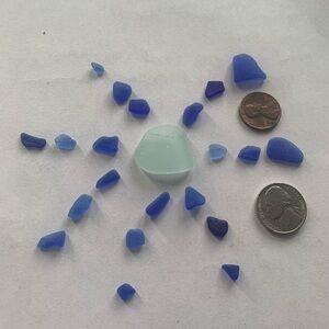 Blue seaglass
